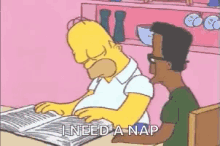 Homer Simpson Sleepy GIF - Homer Simpson Sleepy Tired GIFs