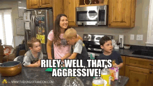 Well Thats Aggressive Riley GIF - Well Thats Aggressive Riley Janae GIFs