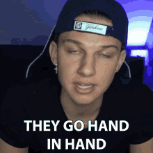 They Go Hand In Hand Conner Bobay GIF - They Go Hand In Hand Conner Bobay Side By Side GIFs
