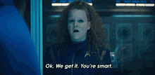 Ok We Get It Youre Smart Ensign Sylvia Tilly GIF - Ok We Get It Youre Smart Ensign Sylvia Tilly Mary Wiseman GIFs