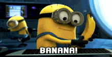 Banana Minion GIF - Banana Minion Cute GIFs