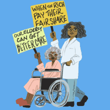 When The Rich Pay Their Fair Share Our Elderly Get Better Care GIF - When The Rich Pay Their Fair Share Our Elderly Get Better Care Elderly GIFs