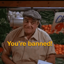 Youre Banned GIF - Youre Banned Seinfeld GIFs