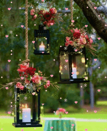 Hanging Candles GIF - Hanging Candles Flowers GIFs