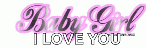 Baby Girl Pink Baby Girl Gif Baby Girl Pink Baby Girl Animated Text Discover Share Gifs