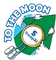 Swap Xi Bitcoin Sticker - Swap Xi Bitcoin To The Moon Stickers