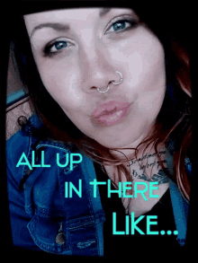 All Up In There Like Selfie GIF - All Up In There Like Selfie Tongue Out GIFs