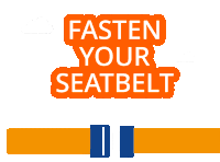Fasten Your Seatbelt Sunexpress Sticker - Fasten Your Seatbelt Seatbelt Sunexpress Stickers