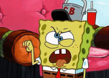 spongebob shut up blah blah blah