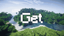 Text Minecraft GIF - Text Minecraft Get On The Craft GIFs
