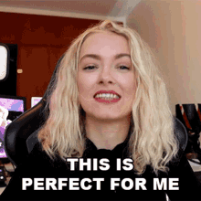 This Is Perfect For Me Mimi GIF - This Is Perfect For Me Mimi Michaela Lintrup GIFs