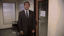 bow bowing michael scott steve carell the office