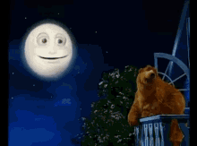 Der Bär Im Großen Blauen Haus Big Bear GIF - Der Bär Im Großen Blauen Haus Big Bear Moon GIFs