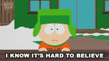 I Know Its Hard To Believe Kyle Broflovski GIF - I Know Its Hard To Believe Kyle Broflovski South Park GIFs