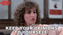 Keep Your Opinions To Yourself Jennifer Grey GIF - Keep Your Opinions To Yourself Jennifer Grey Jeanie Bueller GIFs