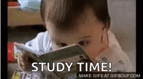 Studying Reading GIF - Studying Reading Baby GIFs