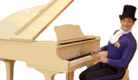 Playing Piano Lachy Gillespie Sticker - Playing Piano Lachy Gillespie The Wiggles Stickers