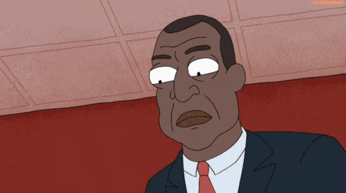 Captioned gif of President Andre Curtis from Rick and Morty. He asks Morty "Can the Pope's dick fit through a donut?" Morty says "um, I'm not sure?" And the president says "Exactly!"