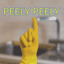 Gloves Rubber Gloves GIF - Gloves Rubber Gloves Washing Up GIFs