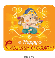 Happy Ganesh Chathurthi Sticker Sticker - Happy Ganesh Chathurthi Sticker Vinayaka Chathurthi Stickers