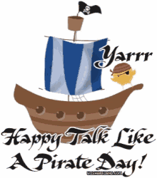 Yarrr Happy Talk Like A Pirate Day GIF - Yarrr Happy Talk Like A Pirate Day Talk Like A Pirate Day GIFs