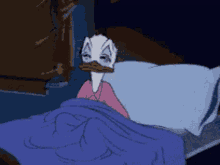 Donald Duck Going Back To Sleep GIF - Donald Duck Going Back To Sleep Sleep Now GIFs