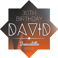David Birthday Happy Birthday Sticker - David Birthday Happy Birthday 30th Birthday Stickers