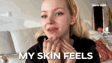 My Skin Feels Unbelievable Dove Cameron GIF - My Skin Feels Unbelievable Dove Cameron Stay Home GIFs