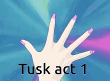 Tusk Jojo GIF - Tusk Jojo Steel Ball Run GIFs