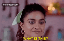 What Is This.Gif GIF - What Is This Keerthysuresh Ase Me Question GIFs