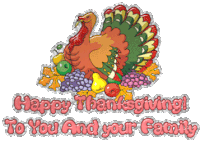 Happy Thanksgiving Turkey Sticker - Happy Thanksgiving Thanksgiving Turkey Stickers