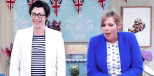 Mel And Sue GIF - Mel And Sue Great British Bake Off Gbbo GIFs