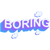 Boring Lame Sticker - Boring Lame Yawn Stickers