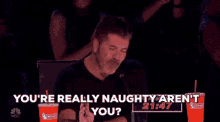 Naughty Simon Cowell GIF - Naughty Simon Cowell Judge GIFs