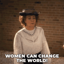 Woman Can Change The World Doctor Julia Ogden GIF - Woman Can Change The World Doctor Julia Ogden Murdoch Mysteries GIFs