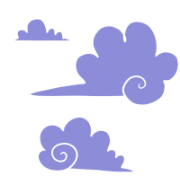 Blue Clouds Clouds Sticker - Blue Clouds Clouds Cloud Stickers