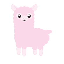 Cute Llama GIF - Cute Llama Pink GIFs