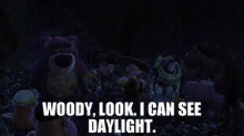 Toy Story Rex GIF - Toy Story Rex Woody Look GIFs