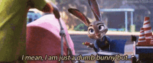 zootopia judy hopps i mean i am just a dumb bunny but we are good at multiplying