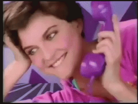 1980s Phone Call GIF - 1980s Phone Call Phone - Discover &amp; Share GIFs