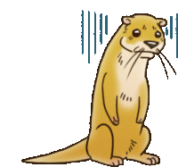 Otter Depressed Sticker - Otter Depressed Sad Stickers