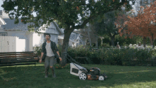 Dance Mowing Lawn GIF - Dance Mowing Lawn Cutting Grass GIFs