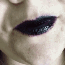 Split Tongue Purple Lipstick GIF - Split Tongue Purple Lipstick Lip Tar GIFs