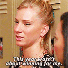 glee brittany pierce this year wasnt about winning for me this year wasnt about winning heather morris