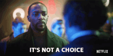its not a choice anthony mackie takeshi kovacs altered carbon obligation