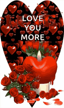 Love You More Roses GIF - Love You More Roses Glitter GIFs