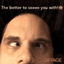 The Better To See You With Giffage GIF - The Better To See You With Giffage Crossed Eyes GIFs