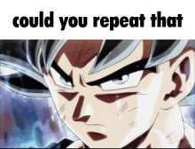 Could You Repeat That Goku GIF - Could You Repeat That Goku Goku Ultra Instinct GIFs
