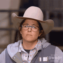 Shrug Sarah Foti GIF - Shrug Sarah Foti Ultimate Cowboy Showdown GIFs
