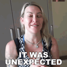 It Was Unexpected Tracy Kiss GIF - It Was Unexpected Tracy Kiss I Was Surprised GIFs